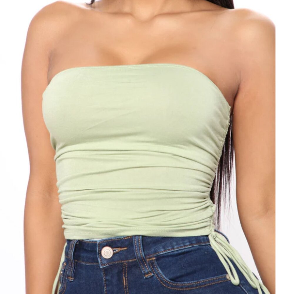 2 Ruched Tube Tops